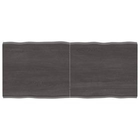 Tablero mesa madera tratada borde vivo marrón 140x60x(2-4) cm de vidaXL, Tableros para mesas - Ref: Foro24-364032, Precio: 79...