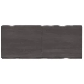 Treated wood table top brown live edge 140x60x(2-4) cm by vidaXL, Table tops - Ref: Foro24-364032, Price: 79,29 €, Discount: %