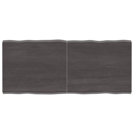 Tablero mesa madera tratada borde vivo marrón 140x60x(2-4) cm de vidaXL, Tableros para mesas - Ref: Foro24-364032, Precio: 79...