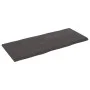 Tischplatte aus behandeltem Holz, braune Live-Kante, 140 x 60 x (2–4) cm von vidaXL, Tischplatten - Ref: Foro24-364032, Preis...