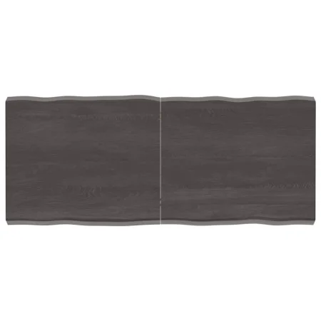 Treated wood table top brown live edge 140x60x(2-6) cm by vidaXL, Table tops - Ref: Foro24-364033, Price: 92,96 €, Discount: %