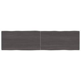 Treated wood table with live edge, brown, 160x40x(2-4) cm by vidaXL, Table tops - Ref: Foro24-364034, Price: 64,25 €, Discoun...