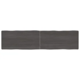 Treated wood table top brown live edge 160x40x(2-6) cm by vidaXL, Table tops - Ref: Foro24-364035, Price: 77,92 €, Discount: %