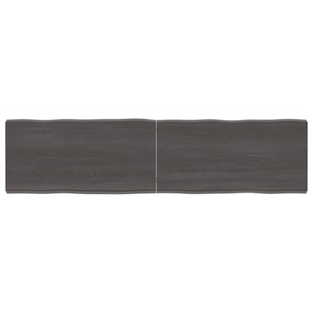 Treated wood table top brown live edge 160x40x(2-6) cm by vidaXL, Table tops - Ref: Foro24-364035, Price: 77,92 €, Discount: %
