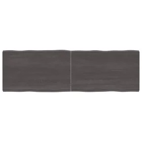 Treated wood table top brown live edge 160x50x(2-6) cm by vidaXL, Table tops - Ref: Foro24-364037, Price: 90,23 €, Discount: %