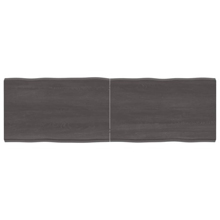 Treated wood table top brown live edge 160x50x(2-6) cm by vidaXL, Table tops - Ref: Foro24-364037, Price: 90,23 €, Discount: %