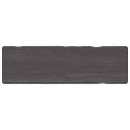 Treated wood table top brown live edge 160x50x(2-6) cm by vidaXL, Table tops - Ref: Foro24-364037, Price: 90,23 €, Discount: %
