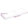 Treated wood table top brown live edge 160x60x(2-6) cm by vidaXL, Table tops - Ref: Foro24-364039, Price: 105,27 €, Discount: %