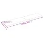 Tablero mesa madera tratada borde vivo marrón 180x40x(2-4) cm de vidaXL, Tableros para mesas - Ref: Foro24-364040, Precio: 71...