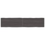 Treated wood table with live edge, brown, 180x40x(2-6) cm. by vidaXL, Table tops - Ref: Foro24-364041, Price: 86,13 €, Discou...