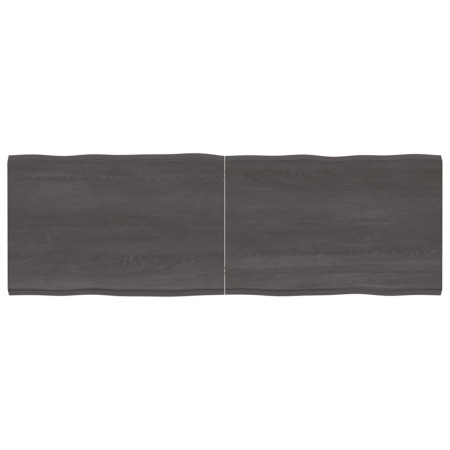 Tischplatte aus behandeltem Holz, braune Live-Kante, 180 x 60 x (2–4) cm von vidaXL, Tischplatten - Ref: Foro24-364044, Preis...