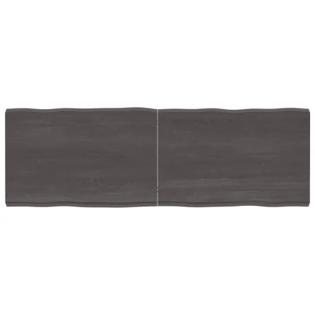 Tischplatte aus behandeltem Holz, braune Live-Kante, 180 x 60 x (2–6) cm von vidaXL, Tischplatten - Ref: Foro24-364045, Preis...