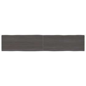 Treated wood table top brown live edge 200x40x(2-4) cm by vidaXL, Table tops - Ref: Foro24-364046, Price: 77,92 €, Discount: %