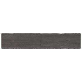 Treated wood table top brown live edge 200x40x(2-6) cm by vidaXL, Table tops - Ref: Foro24-364047, Price: 94,33 €, Discount: %