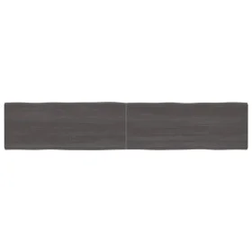 Treated wood table top brown live edge 200x40x(2-6) cm by vidaXL, Table tops - Ref: Foro24-364047, Price: 94,33 €, Discount: %