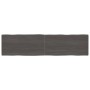 Treated wood table board with live edge, brown, 200x50x(2-4) cm. by vidaXL, Table tops - Ref: Foro24-364048, Price: 92,96 €, ...