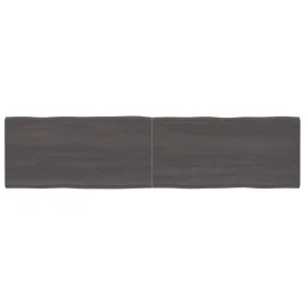 Treated wood table top brown live edge 200x50x(2-6) cm by vidaXL, Table tops - Ref: Foro24-364049, Price: 110,74 €, Discount: %