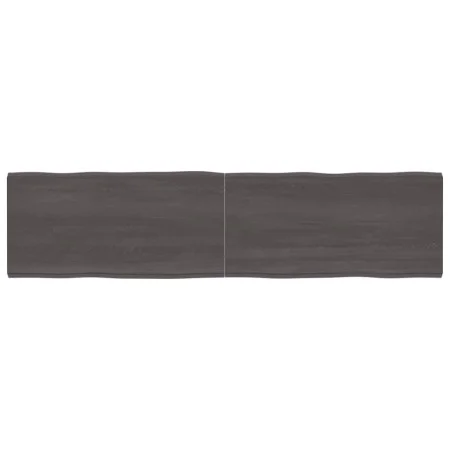 Treated wood table top brown live edge 200x50x(2-6) cm by vidaXL, Table tops - Ref: Foro24-364049, Price: 110,74 €, Discount: %