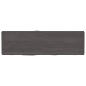 Treated wood table top brown live edge 200x60x(2-4) cm by vidaXL, Table tops - Ref: Foro24-364050, Price: 109,37 €, Discount: %