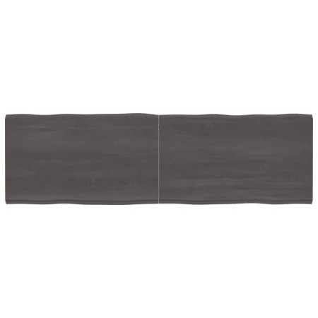 Treated wood table top brown live edge 200x60x(2-4) cm by vidaXL, Table tops - Ref: Foro24-364050, Price: 109,37 €, Discount: %