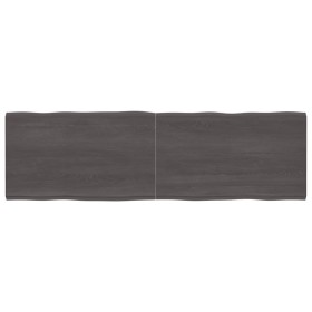 Tischplatte aus behandeltem Holz, braune Live-Kante, 200 x 60 x (2–6) cm von vidaXL, Tischplatten - Ref: Foro24-364051, Preis...