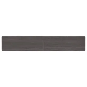 Treated wood table top brown live edge 220x40x(2-4) cm by vidaXL, Table tops - Ref: Foro24-364052, Price: 84,76 €, Discount: %