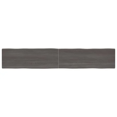 Tablero mesa madera tratada borde vivo marrón 220x40x(2-6) cm de vidaXL, Tableros para mesas - Ref: Foro24-364053, Precio: 10...