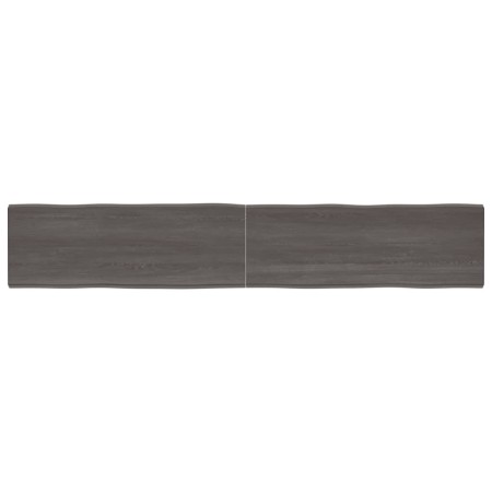 Treated wood table top brown live edge 220x40x(2-6) cm by vidaXL, Table tops - Ref: Foro24-364053, Price: 102,54 €, Discount: %