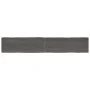 Tablero mesa madera tratada borde vivo marrón 220x40x(2-6) cm de vidaXL, Tableros para mesas - Ref: Foro24-364053, Precio: 10...