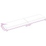 Tablero mesa madera tratada borde vivo marrón 220x50x(2-6) cm de vidaXL, Tableros para mesas - Ref: Foro24-364055, Precio: 11...