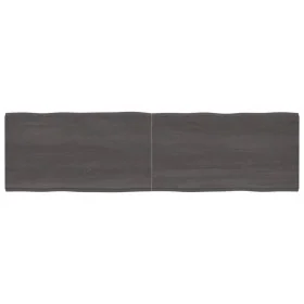 Tischplatte aus behandeltem Holz, braune Live-Kante, 220 x 60 x (2–4) cm von vidaXL, Tischplatten - Ref: Foro24-364056, Preis...