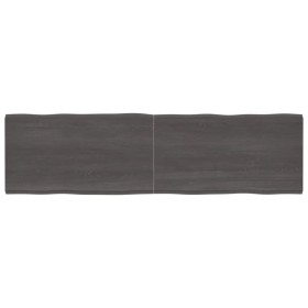 Treated wood table top brown live edge 220x60x(2-4) cm by vidaXL, Table tops - Ref: Foro24-364056, Price: 117,58 €, Discount: %