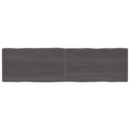Tischplatte aus behandeltem Holz, braune Live-Kante, 220 x 60 x (2–4) cm von vidaXL, Tischplatten - Ref: Foro24-364056, Preis...