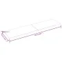 Tischplatte aus behandeltem Holz, braune Live-Kante, 220 x 60 x (2–4) cm von vidaXL, Tischplatten - Ref: Foro24-364056, Preis...