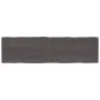 Tablero mesa madera tratada borde vivo marrón 220x60x(2-6) cm de vidaXL, Tableros para mesas - Ref: Foro24-364057, Precio: 13...