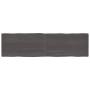 Treated wood table with live edge, brown, 220x60x(2-6) cm by vidaXL, Table tops - Ref: Foro24-364057, Price: 138,09 €, Discou...