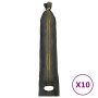 Sacos de arena 10 unidades HDPE verde oscuro 103x25 cm de vidaXL, Almacenamiento industrial - Ref: Foro24-154881, Precio: 34,...