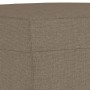 Banco de tela gris taupe 100x35x41 cm en Bancos | Comprar online en Foro24