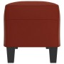 Banco de cuero sintético rojo vino tinto 100x35x41 cm en Bancos | Comprar online en Foro24
