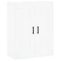 Aparador alto madera contrachapada blanco 69,5x34x180 cm de vidaXL, Aparadores - Ref: Foro24-3199817, Precio: 183,62 €, Descu...