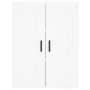 Hohes weißes Sperrholz-Sideboard 69,5 x 34 x 180 cm von vidaXL, Sideboards - Ref: Foro24-3199817, Preis: 176,37 €, Rabatt: %