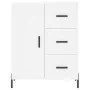 Hohes weißes Sperrholz-Sideboard 69,5 x 34 x 180 cm von vidaXL, Sideboards - Ref: Foro24-3199817, Preis: 169,15 €, Rabatt: %
