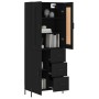 Hohes Sideboard Sperrholz schwarz 69,5x34x180 cm von vidaXL, Sideboards - Ref: Foro24-3199818, Preis: 188,07 €, Rabatt: %