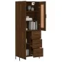 Hohes Sideboard Sperrholz braune Eiche 69,5x34x180 cm von vidaXL, Sideboards - Ref: Foro24-3199824, Preis: 179,78 €, Rabatt: %