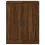 Hohes Sideboard Sperrholz braune Eiche 69,5x34x180 cm von vidaXL, Sideboards - Ref: Foro24-3199824, Preis: 182,15 €, Rabatt: %
