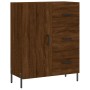 Hohes Sideboard Sperrholz braune Eiche 69,5x34x180 cm von vidaXL, Sideboards - Ref: Foro24-3199824, Preis: 182,15 €, Rabatt: %