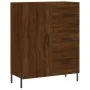 Hohes Sideboard Sperrholz braune Eiche 69,5x34x180 cm von vidaXL, Sideboards - Ref: Foro24-3199824, Preis: 179,78 €, Rabatt: %