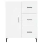 Hohes weißes Sperrholz-Sideboard 69,5 x 34 x 180 cm von vidaXL, Sideboards - Ref: Foro24-3199825, Preis: 167,56 €, Rabatt: %
