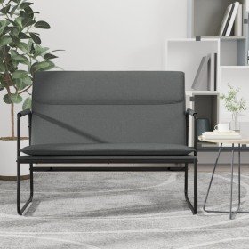 Banco de tela gris oscuro 100x64x80 cm en Bancos | Comprar online en Foro24