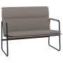 Banco de tela gris taupé 100x64x80 cm en Bancos | Comprar online en Foro24